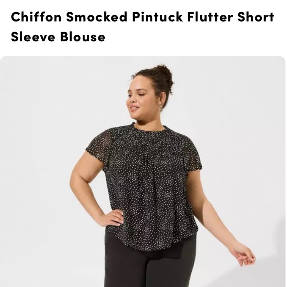 Torrid Chiffon Blouse